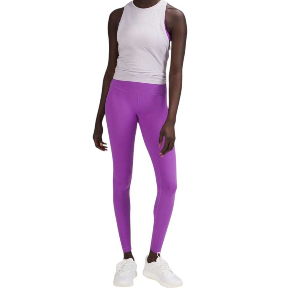 Lululemon Wunder Train High-Rise Tight 28" Moonlit Magenta - Picture 4 of 9